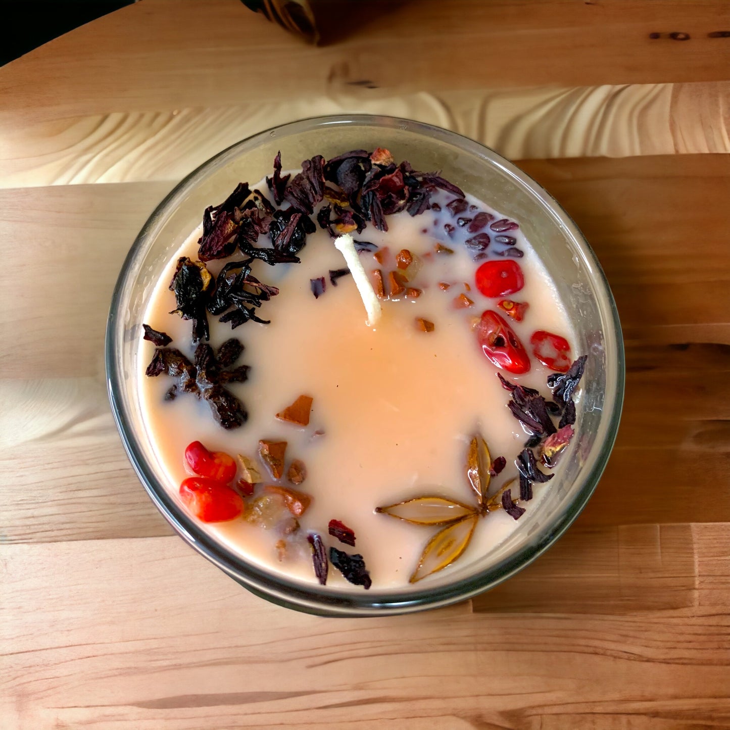 ROOT CHAKRA HEALING CANDLE đ´