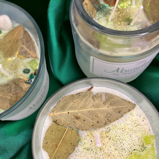 "ABUNDANCE" Healing Candle