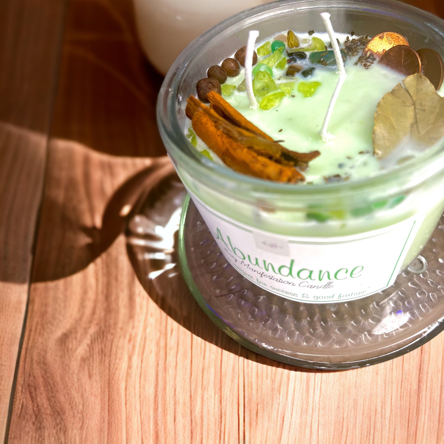 "ABUNDANCE" Healing Candle