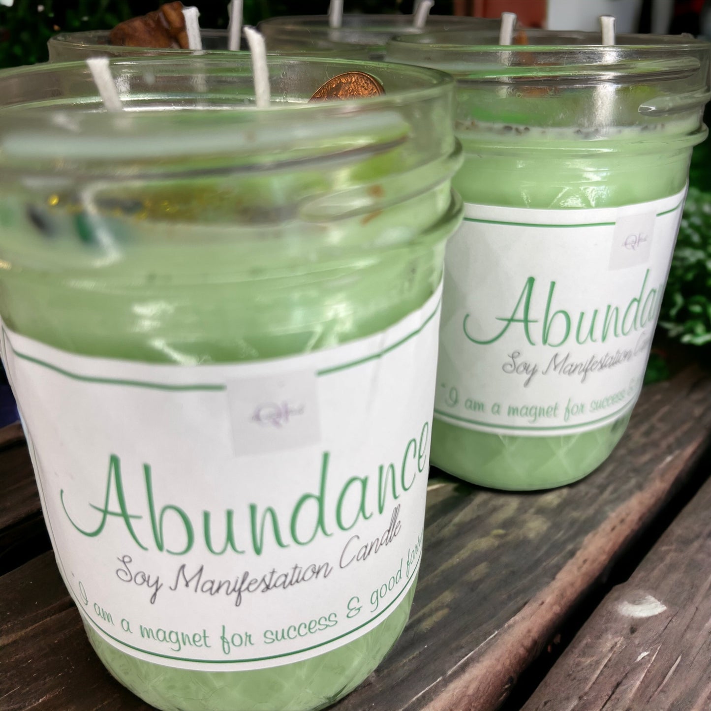 "ABUNDANCE" Healing Candle