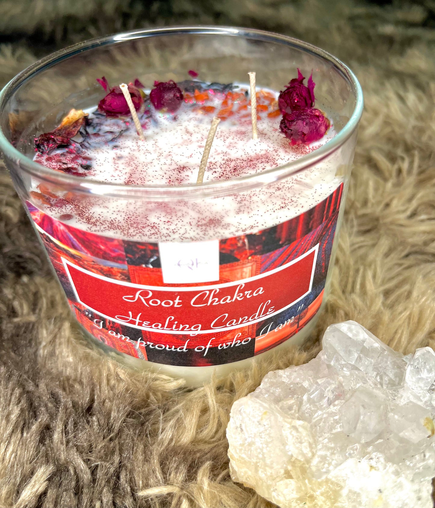 ROOT CHAKRA HEALING CANDLE 🔴