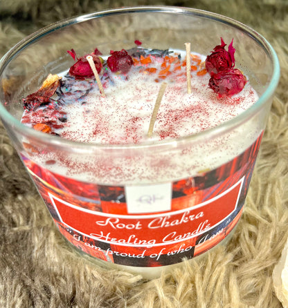 ROOT CHAKRA HEALING CANDLE 🔴
