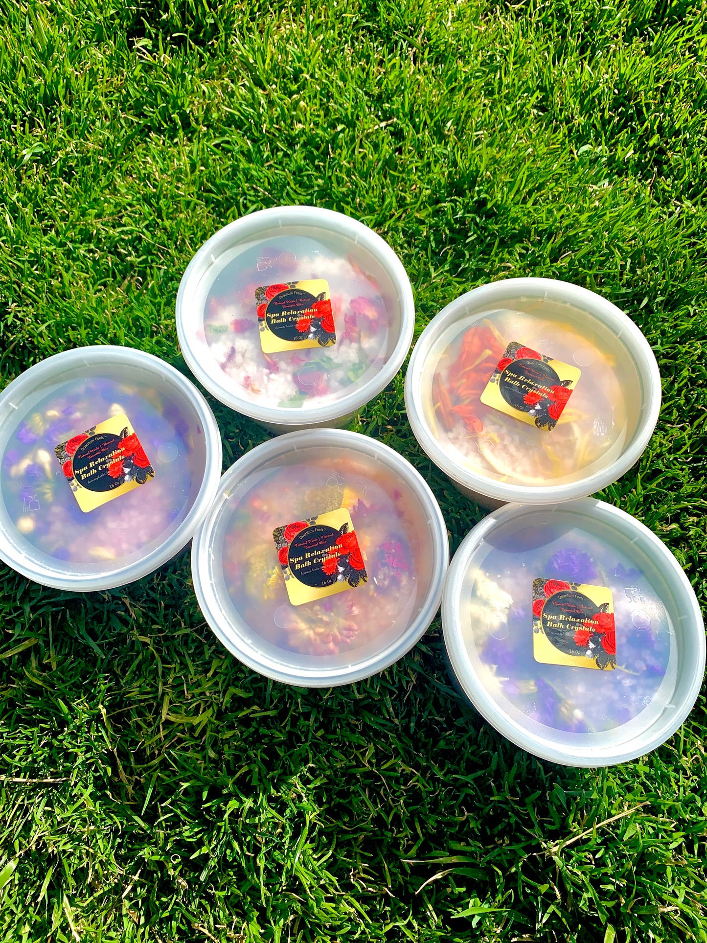 BATH SALTS • SPA RELAXATION BATH CRYSTALS • SPA SOAK