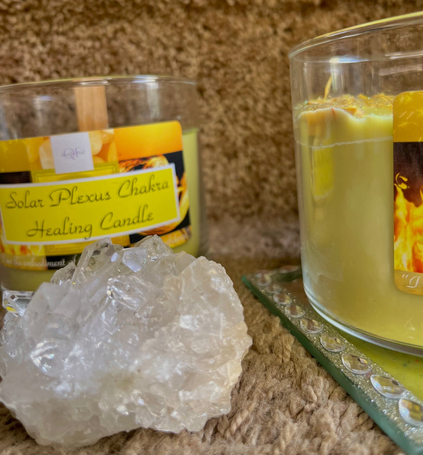 SOLAR PLEXUS CHAKRA HEALING CANDLE 💛